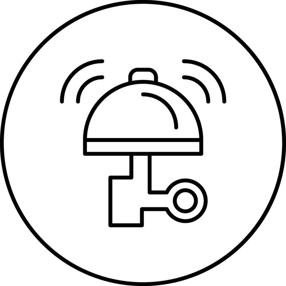 Symbol für Zyklusglockenvektor vektor