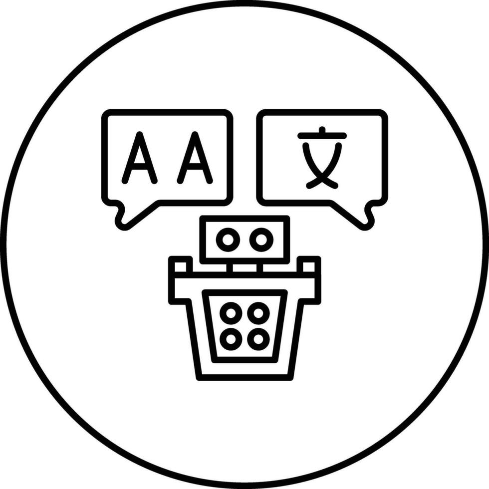 Übersetzer-Vektor-Symbol vektor