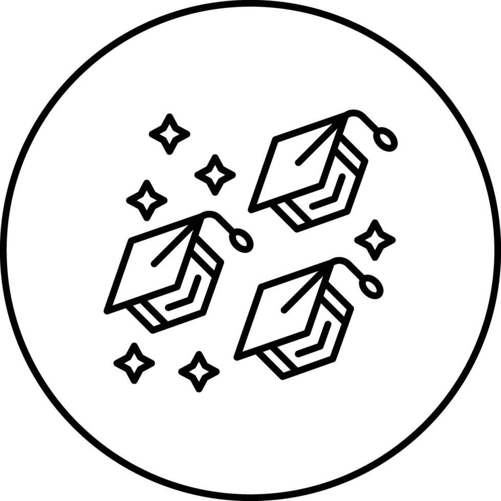 Absolventen Vektor Symbol