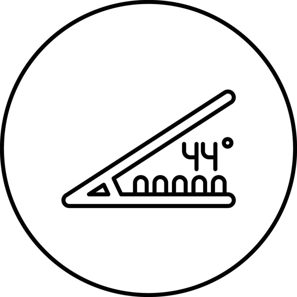 Winkel-Vektor-Symbol vektor