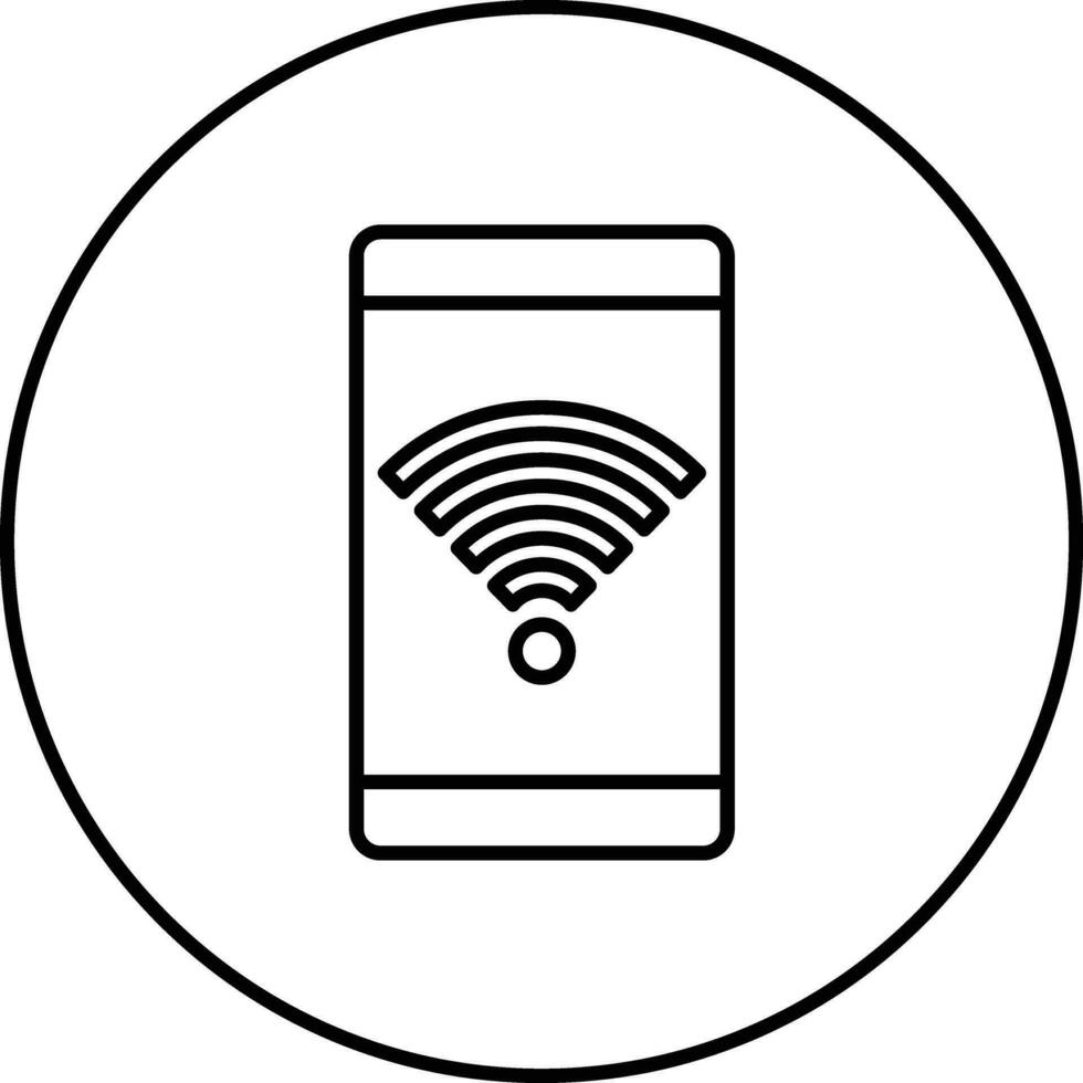 Signal W-lan 4 Bar Vektor Symbol