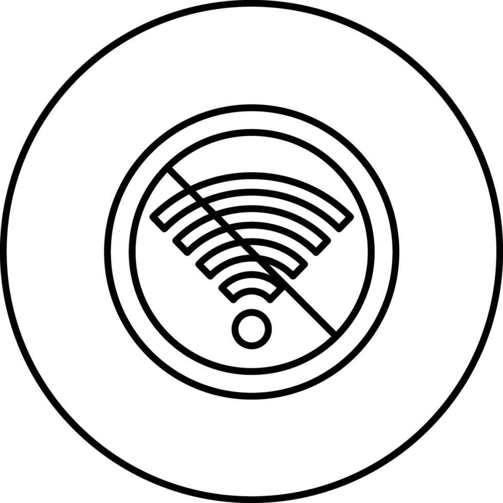 Signal W-lan aus Vektor Symbol