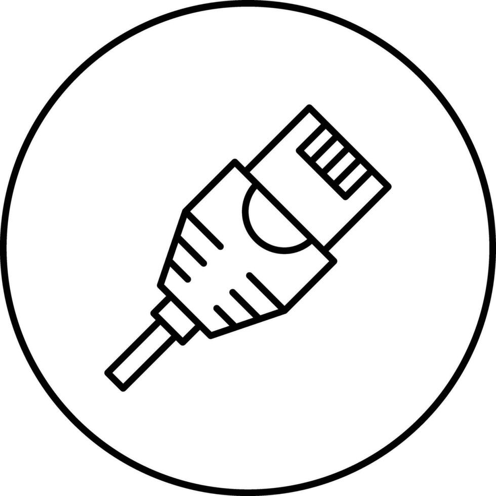 rj45-Vektorsymbol vektor