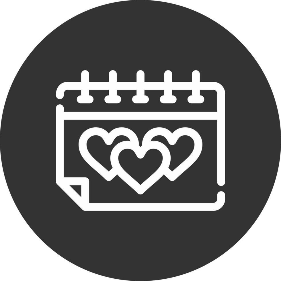 Hochzeitstag kreatives Icon-Design vektor