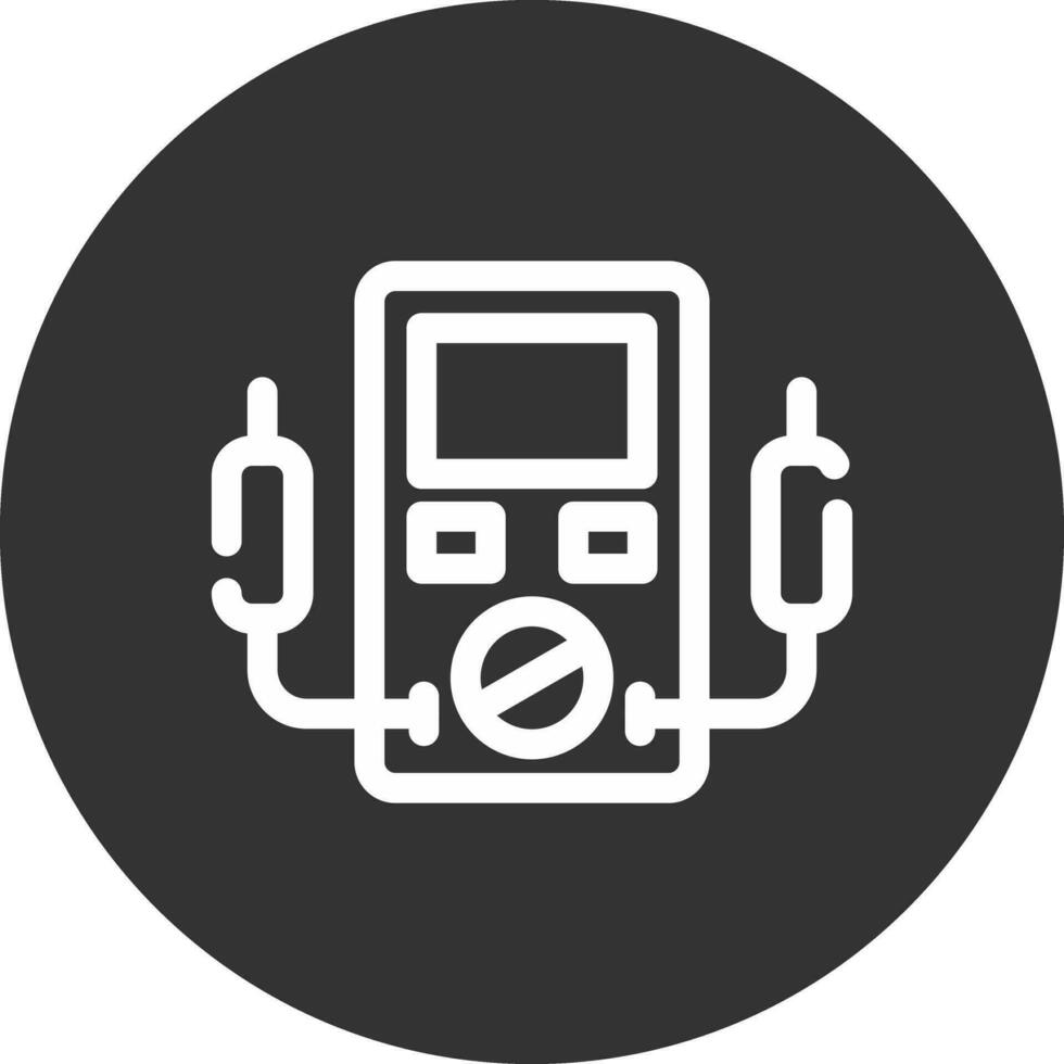 Voltmeter kreatives Icon-Design vektor