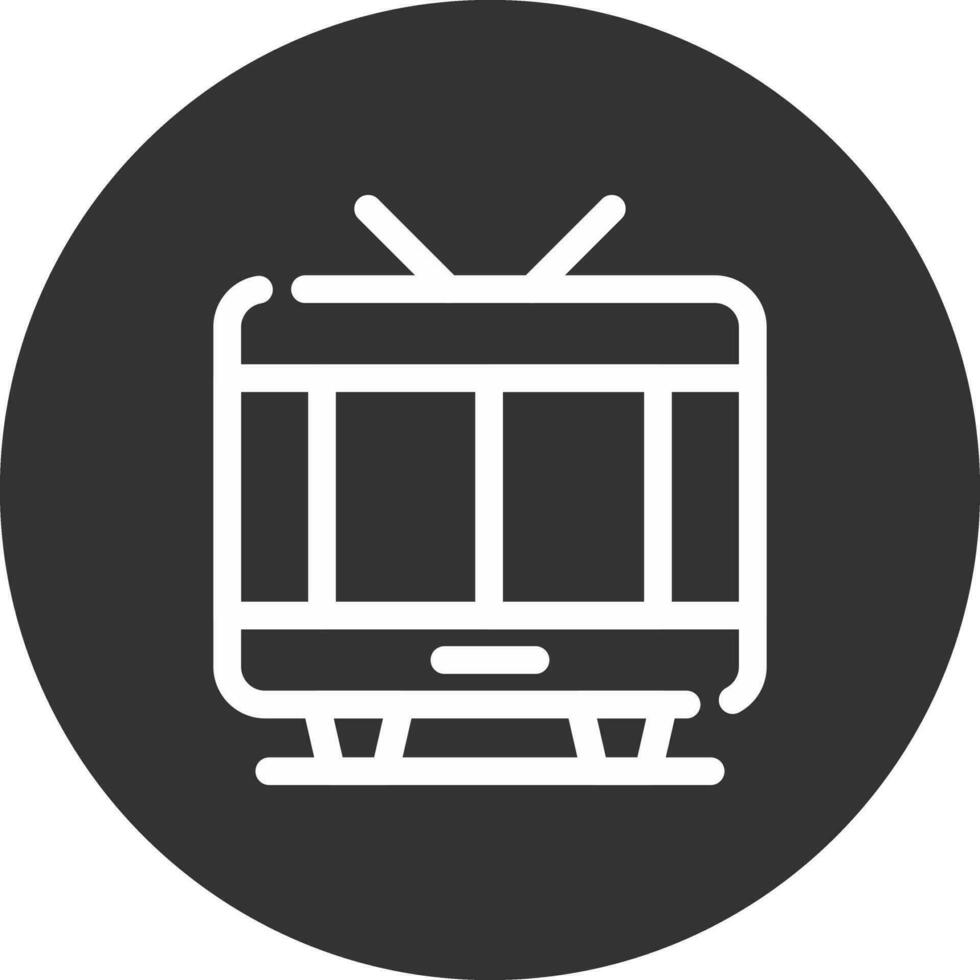 TV kreativ ikon design vektor