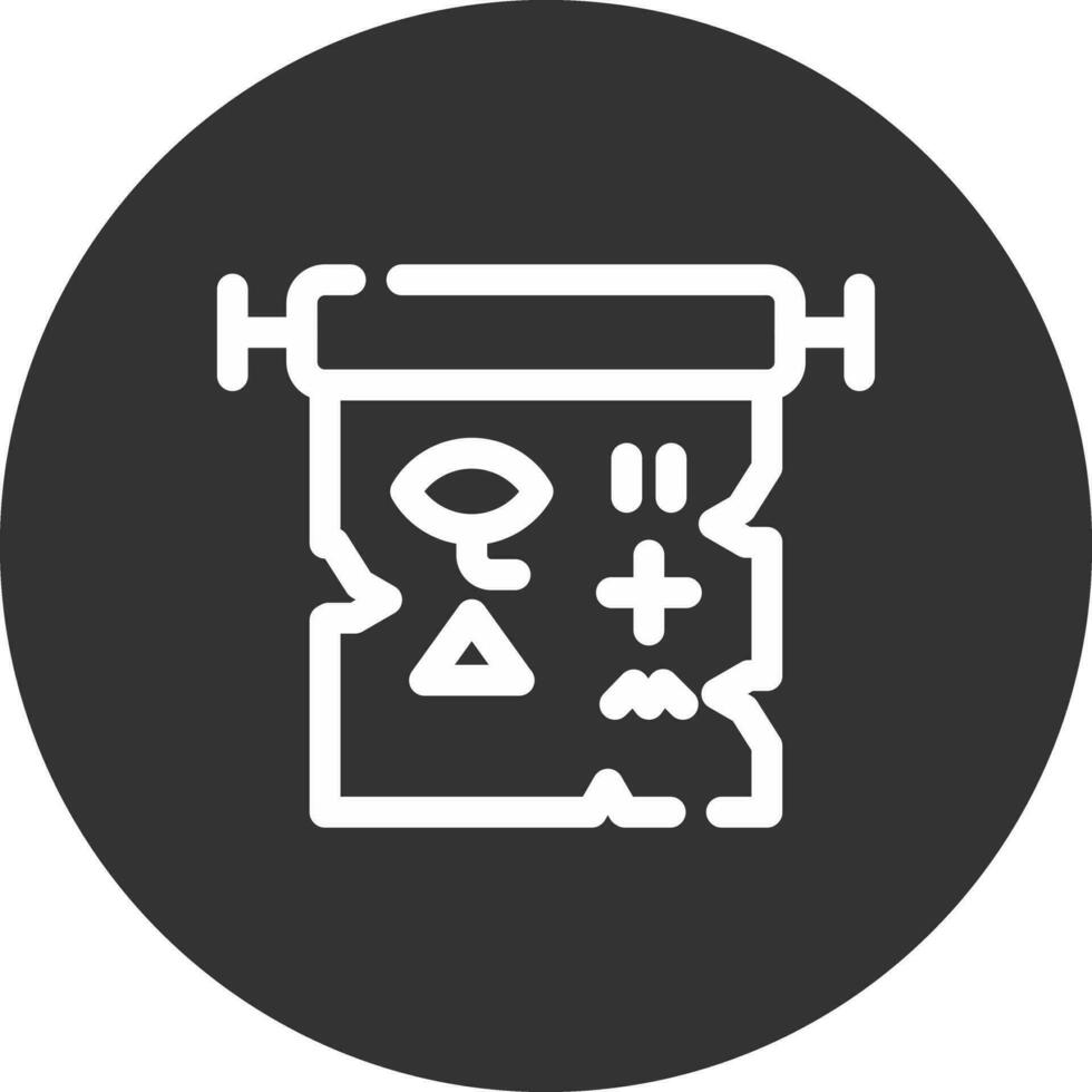 Hieroglyphe kreatives Icon-Design vektor