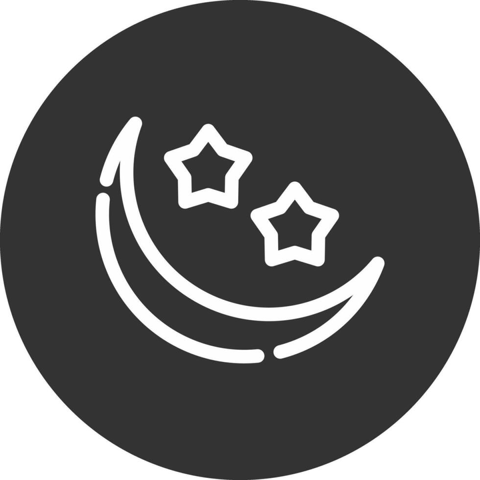 Mond kreatives Icon-Design vektor