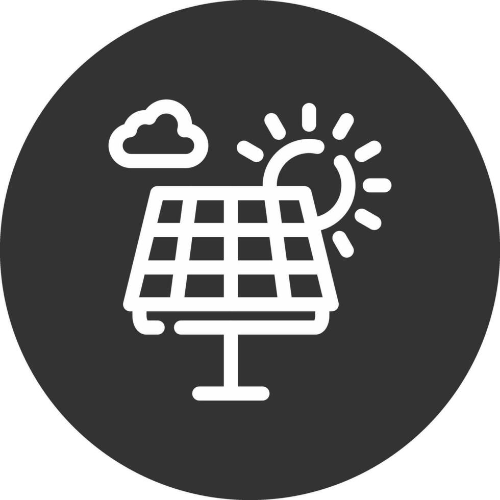 sol- panel kreativ ikon design vektor