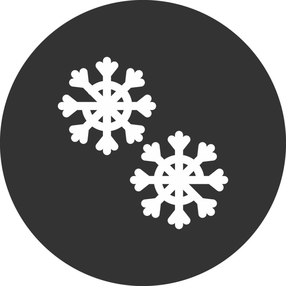 snöflinga kreativ ikon design vektor