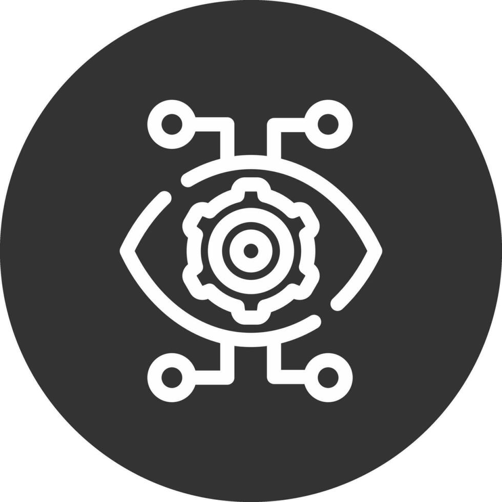 Robotik Auge kreativ Symbol Design vektor