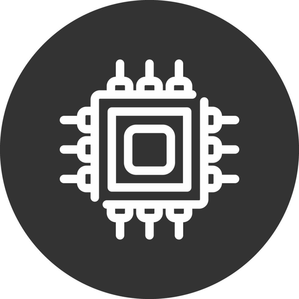 Prozessor kreatives Icon-Design vektor