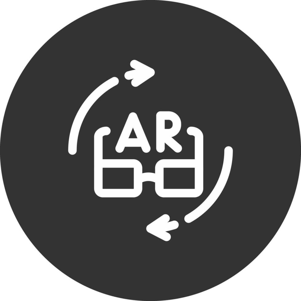 ar Brille kreativ Symbol Design vektor