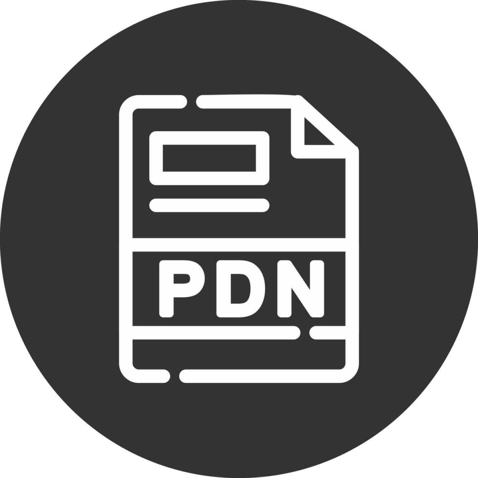 pdn kreativ ikon design vektor