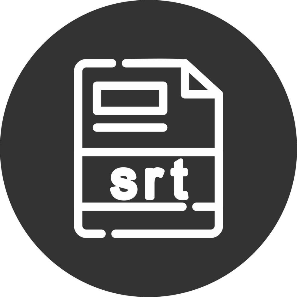 srt kreativ ikon design vektor