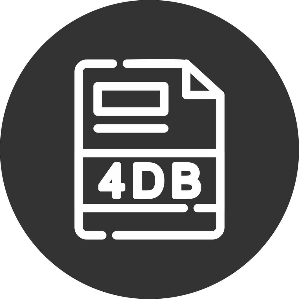 4 dB kreativ Symbol Design vektor
