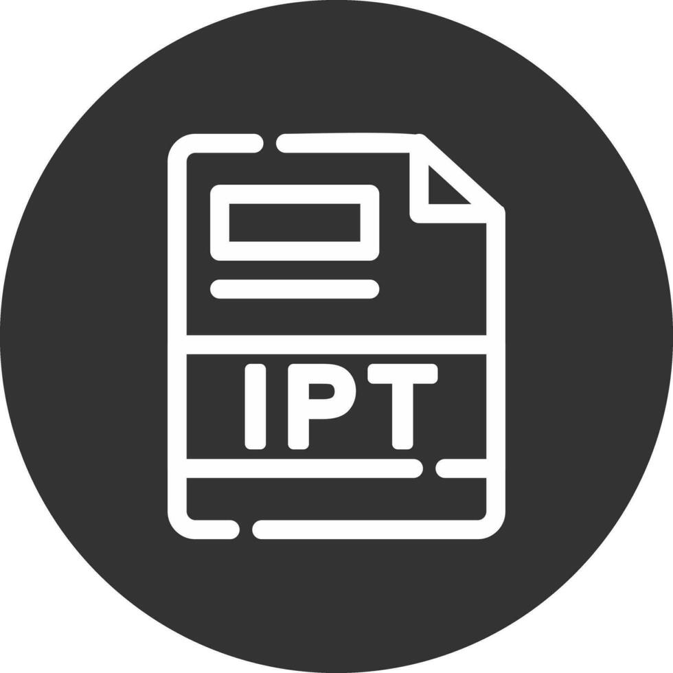 ipt kreativ ikon design vektor