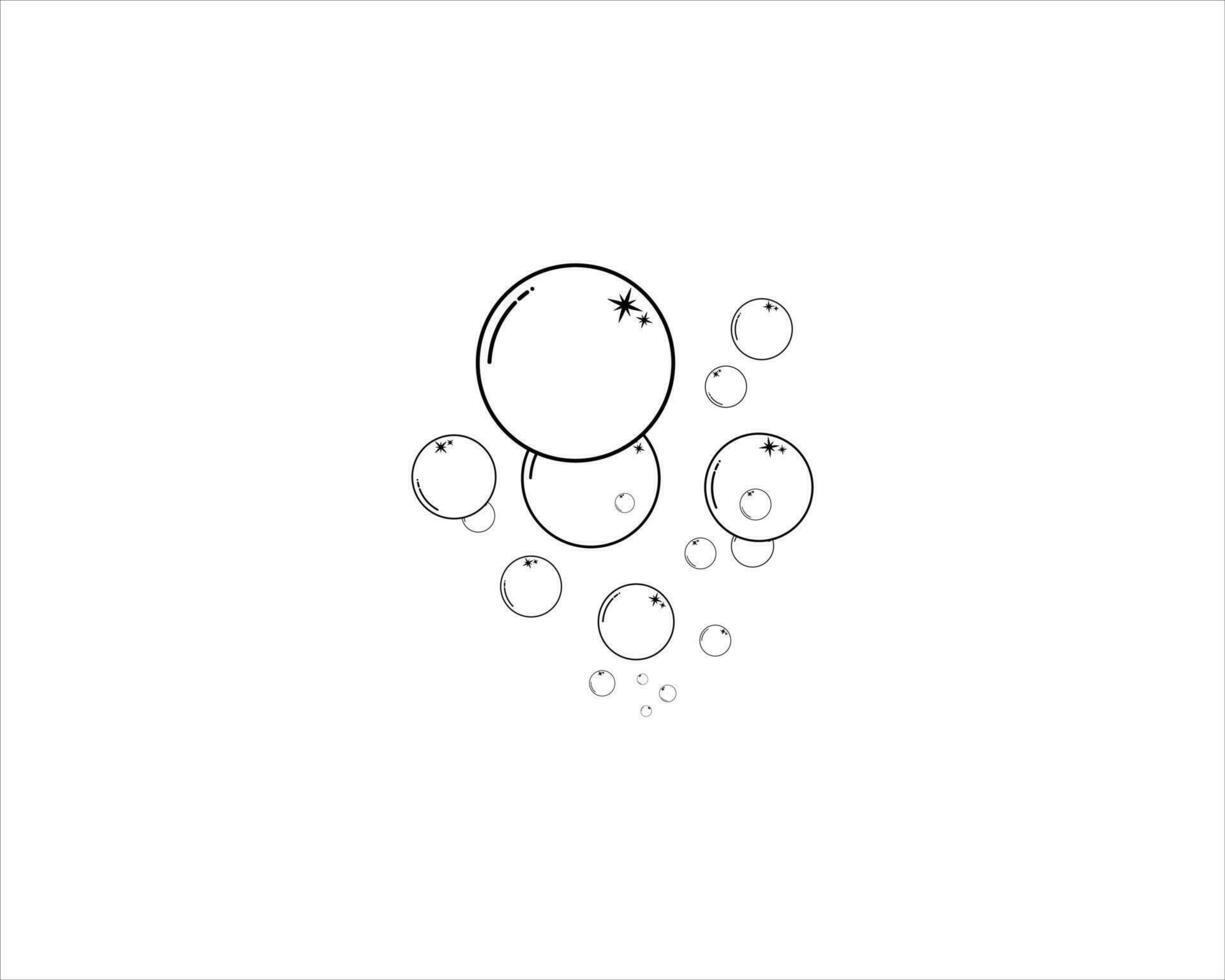 Blase Symbol Vektor Illustration Designvorlage
