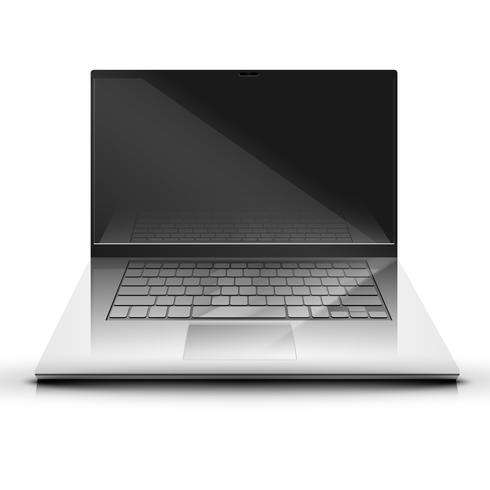 Illsutration eines Laptopbildschirm-Anzeigevektors vektor