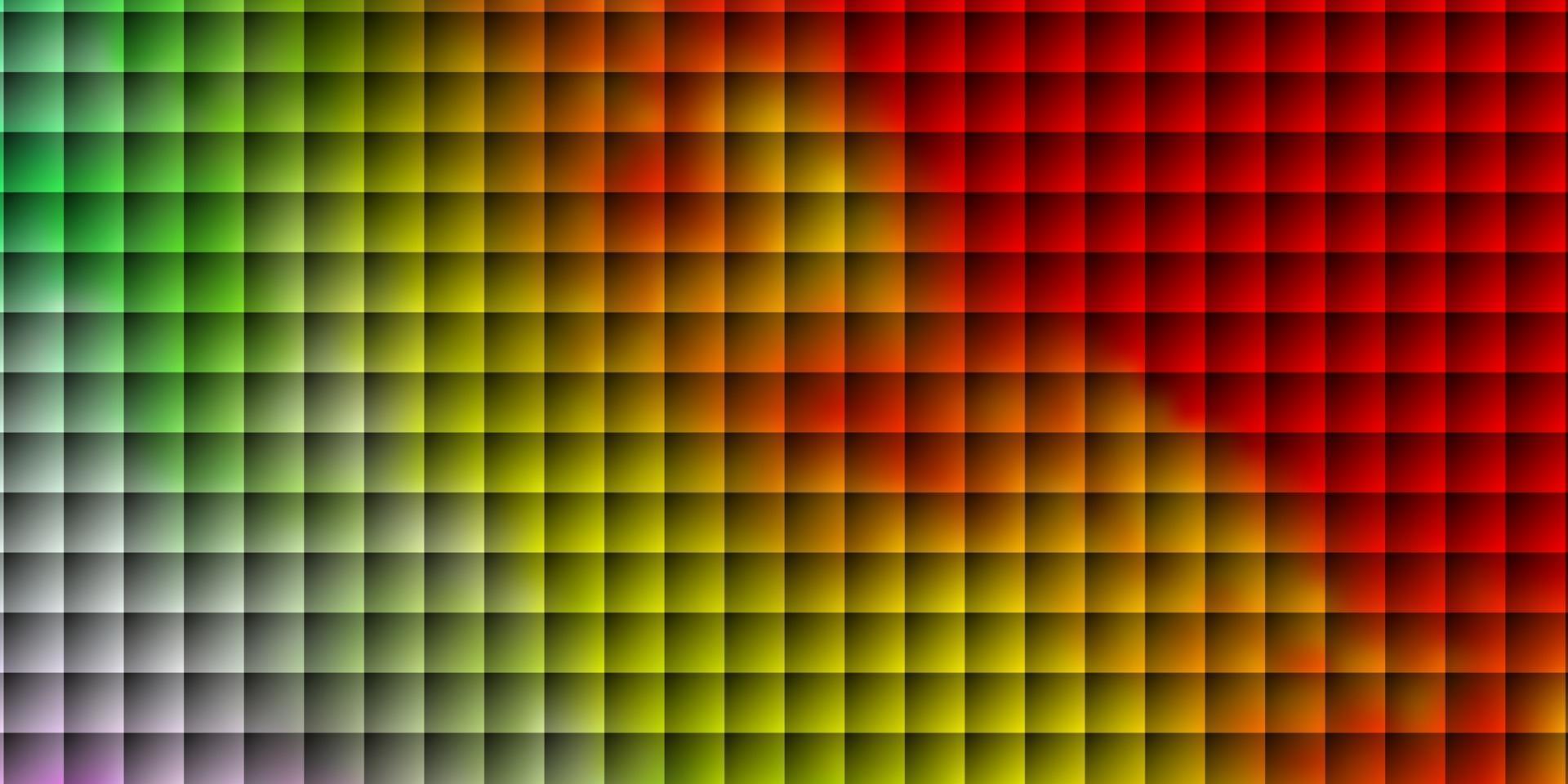 leichtes mehrfarbiges Vektormuster im quadratischen Stil. vektor