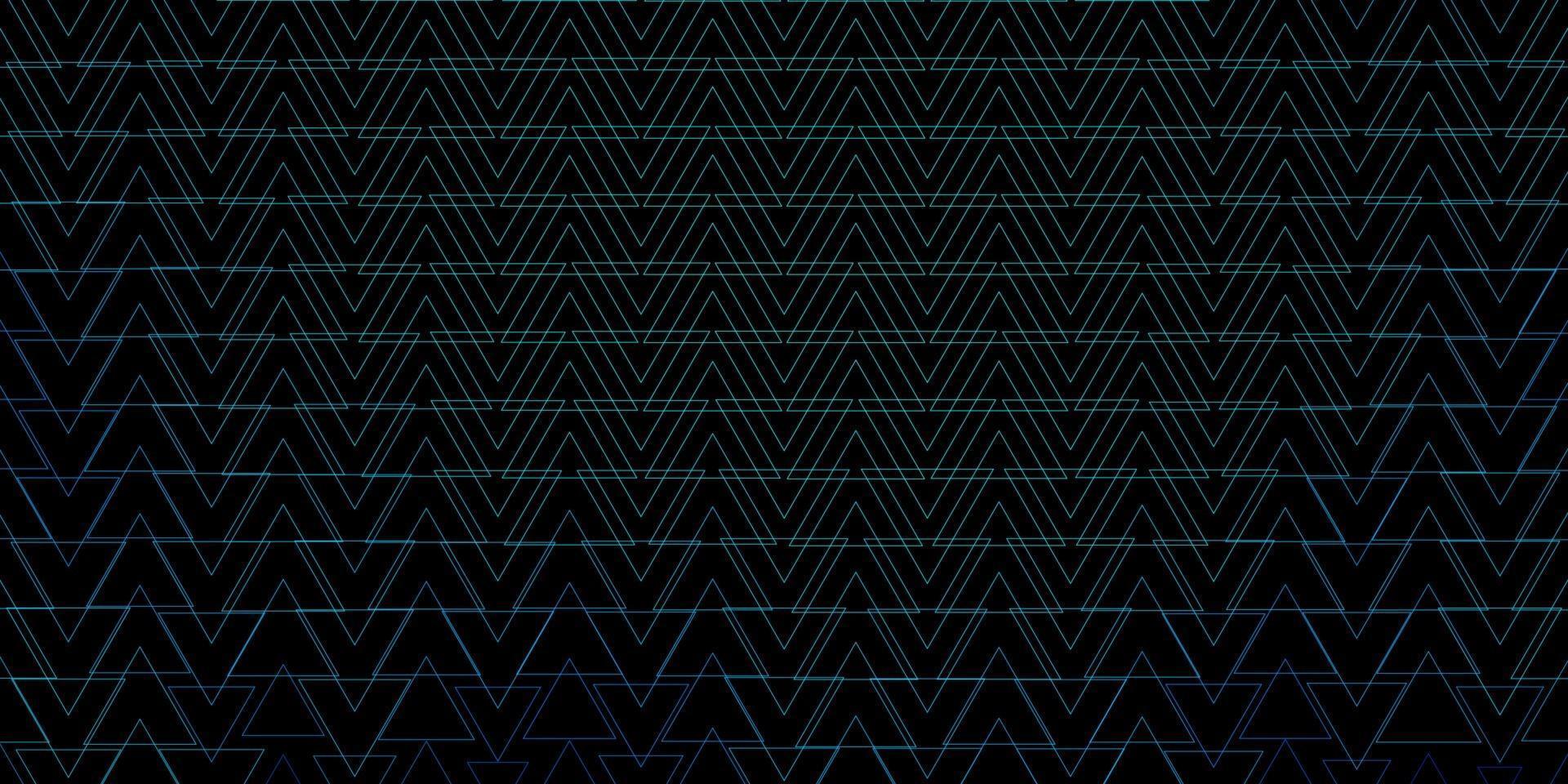 mörkblå vektorstruktur med triangulär stil. vektor