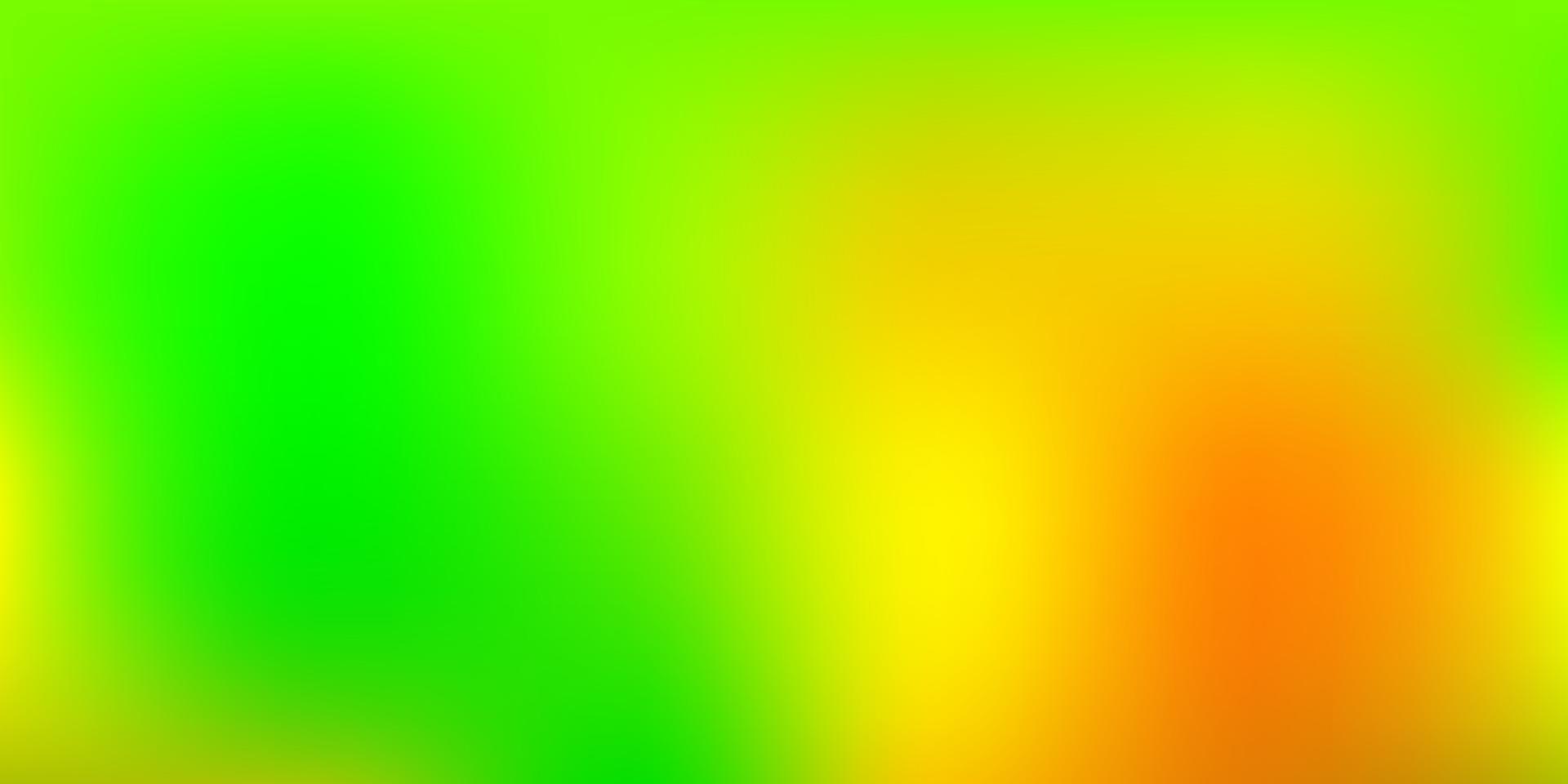 mörkgrön, gul vektor suddig bakgrund.