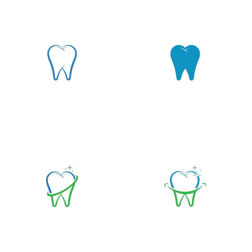 Dental Logo und Symbole Vorlage Icons App vektor