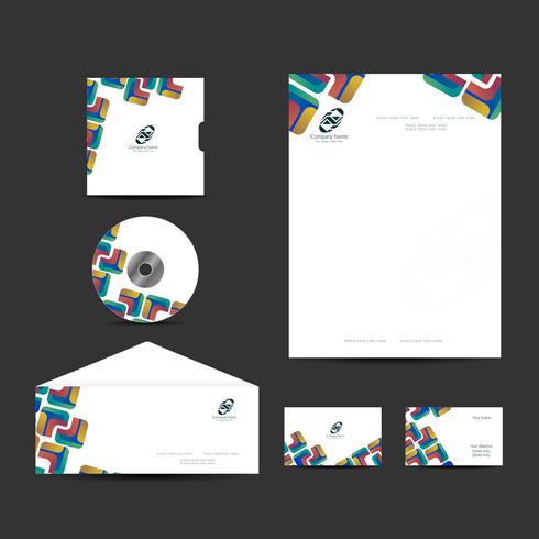 Modern Business Identity Design Set vektor