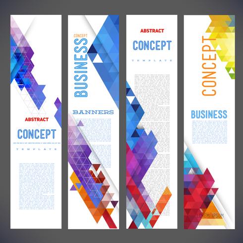 Abstrakt design banners vektor mall design, broschyr, element