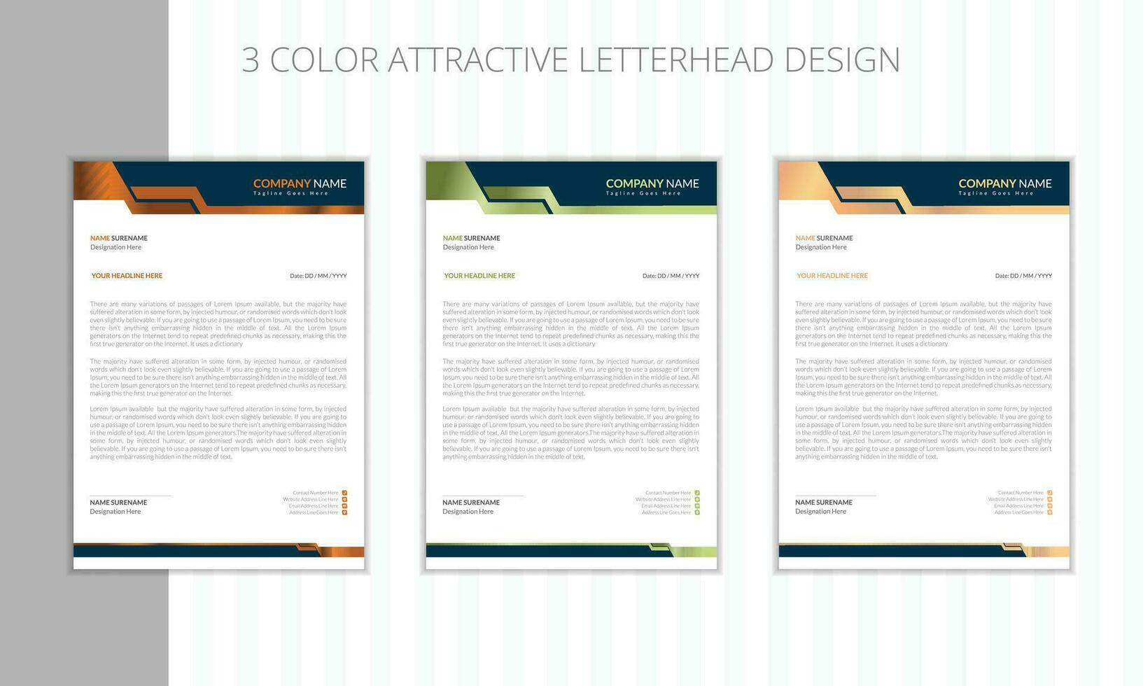 kreativ och eleganta företag brev design layout vektor
