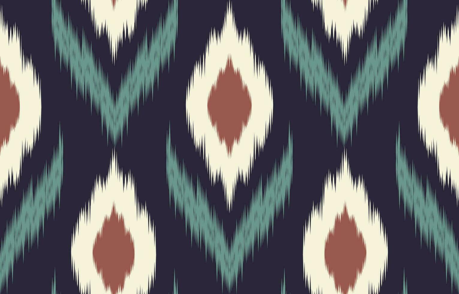 ethnisch abstrakt Ikat Kunst. aztekisch Ornament drucken. geometrisch ethnisch Muster nahtlos Farbe orientalisch. Design zum Hintergrund ,Vorhang, Teppich, Hintergrund, Kleidung, Verpackung, Batik, Vektor Illustration.