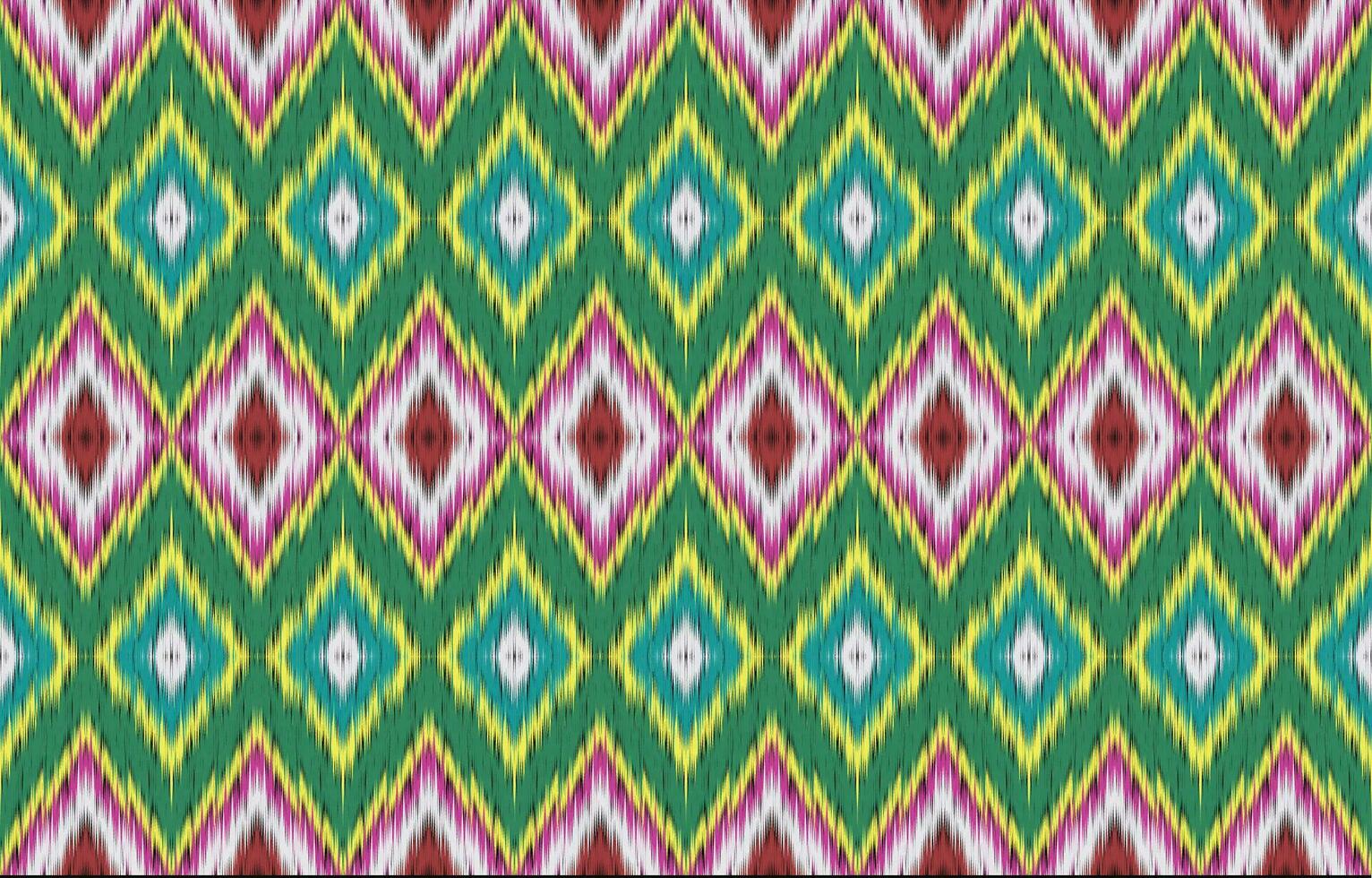 etnisk abstrakt ikat konst. aztec prydnad skriva ut. geometrisk etnisk mönster sömlös Färg orientalisk. design för bakgrund ,ridå, matta, tapet, Kläder, omslag, batik, vektor illustration.