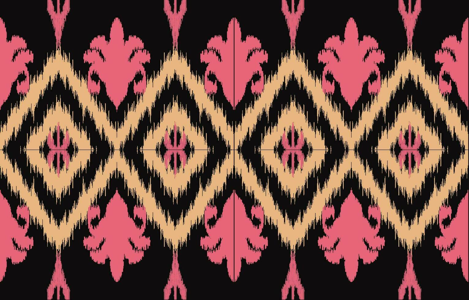 ethnisch abstrakt Ikat Kunst. aztekisch Ornament drucken. geometrisch ethnisch Muster nahtlos Farbe orientalisch. Design zum Hintergrund ,Vorhang, Teppich, Hintergrund, Kleidung, Verpackung, Batik, Vektor Illustration.