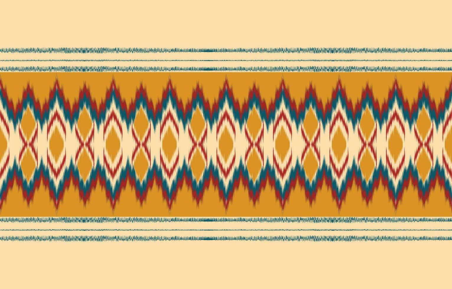 etnisk abstrakt ikat konst. aztec prydnad skriva ut. geometrisk etnisk mönster sömlös Färg orientalisk. design för bakgrund ,ridå, matta, tapet, Kläder, omslag, batik, vektor illustration.