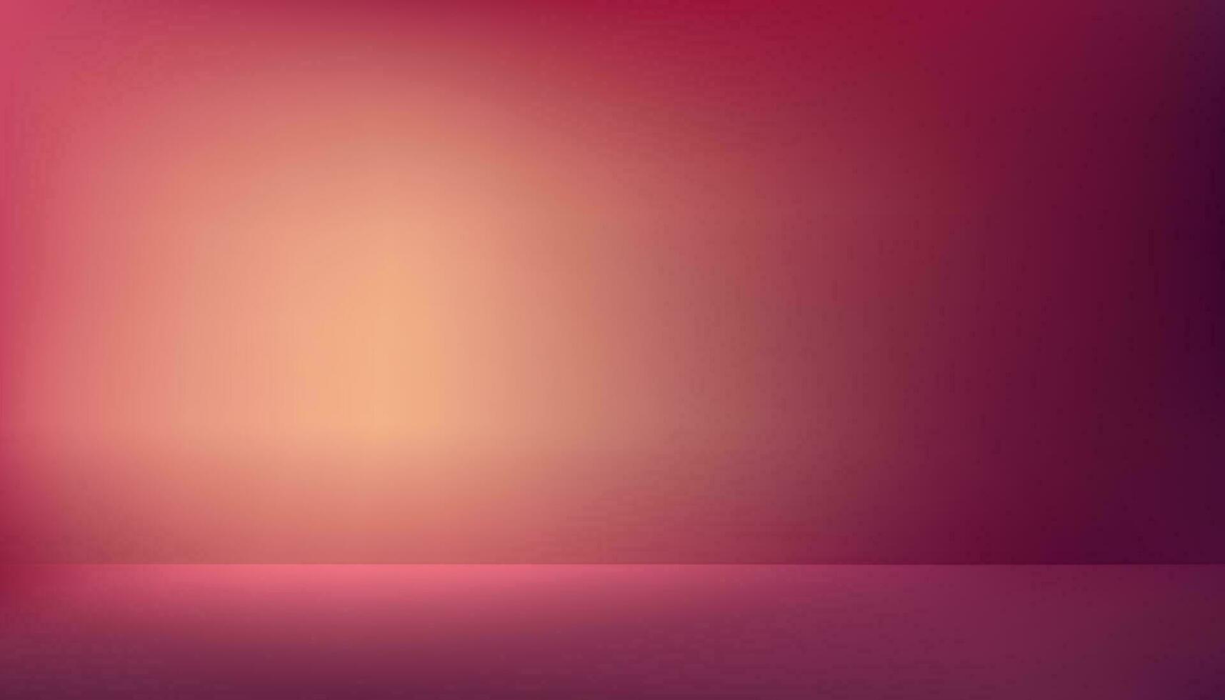 studio bakgrund, tom rum med trogen neon på vägg och golv.3d studio visa podium med suddigt rosa, violett, orange mall.vektor baner färgrik för produkt framtida cyberrymden begrepp vektor