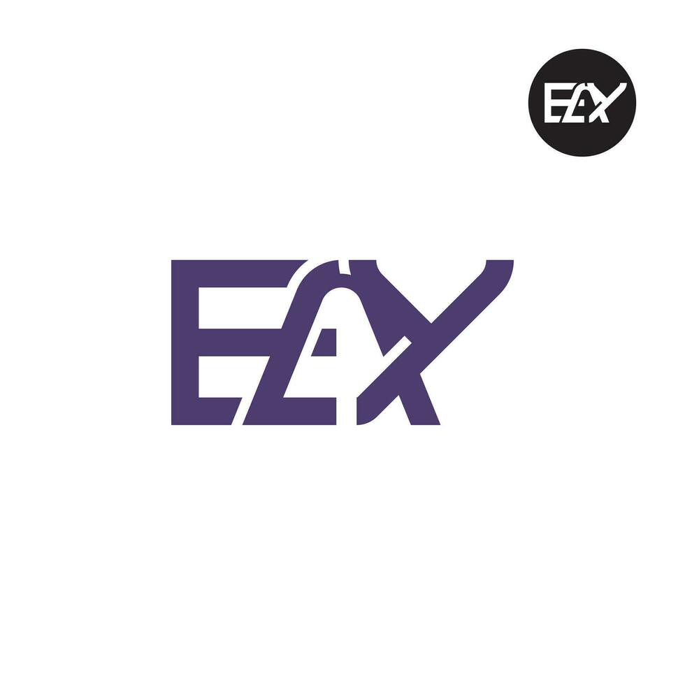 brev eay monogram logotyp design vektor