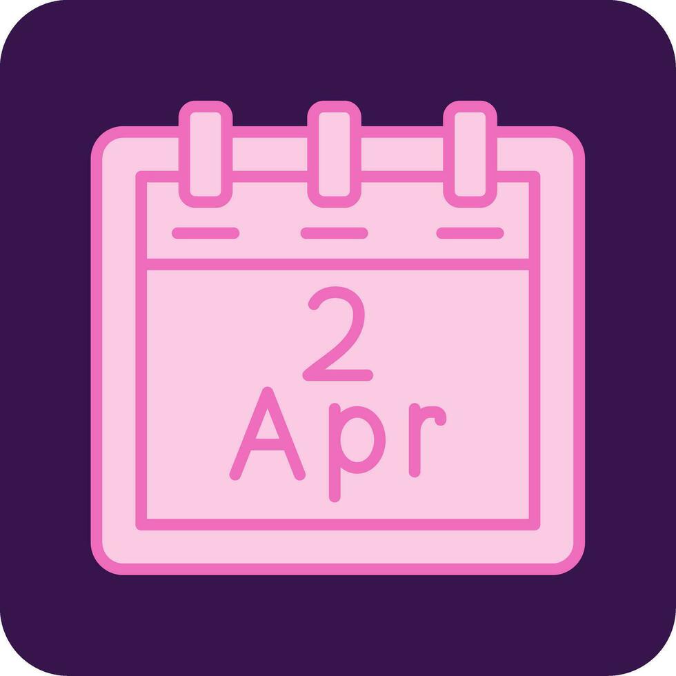 April 2 Vektor Symbol