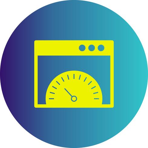 vektor webbläsare hastighet ikon