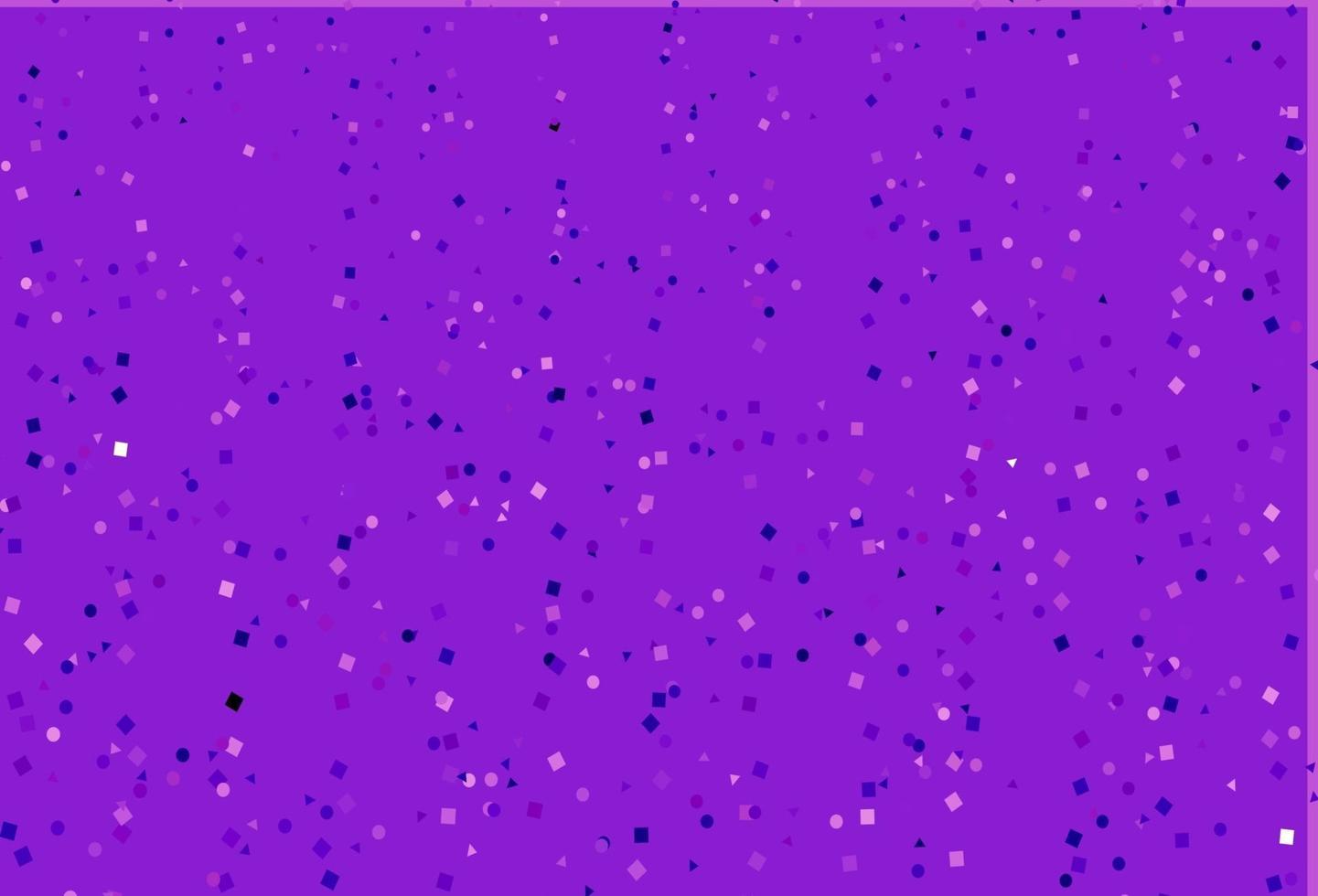 hellvioletter Vektorhintergrund mit Linien, Kreisen, Raute. vektor