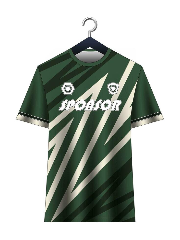 fotboll jersey attrapp för fotboll klubb. vektor sublimering sporter kläder design. enhetlig främre se mallar fotboll jersey. jersey design idéer.