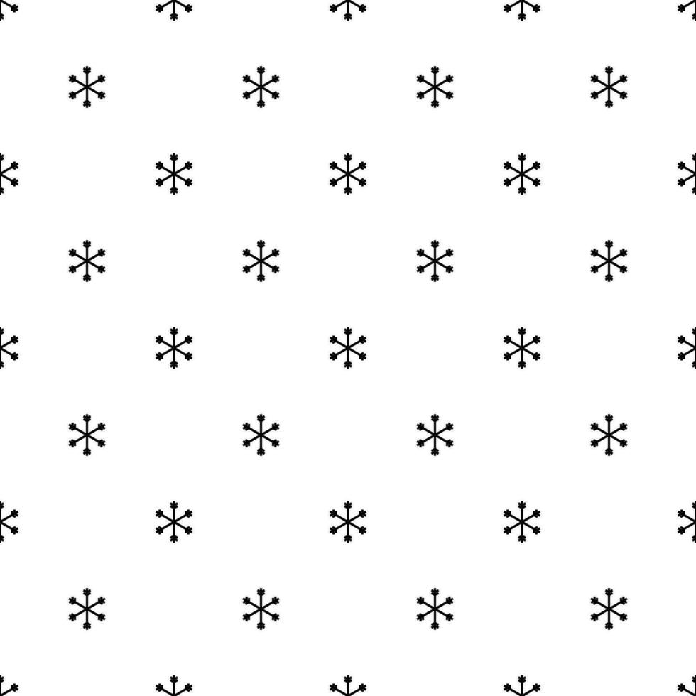 sömlös mönster med snöflinga ikon. vektor