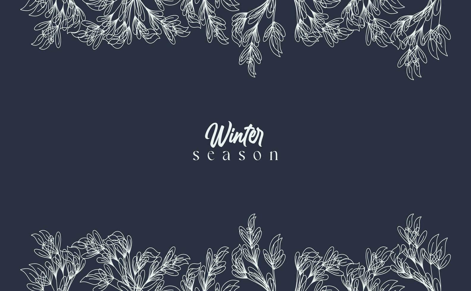 Winter Aquarell Hintergrund. Hand gezeichnet Tanne Baum Geäst und Blätter. zart Blau Töne. botanisch Design zum Hintergrund, Poster, Netz, Postkarte, Abdeckung, Glückwunsch. horizontal Orientierung vektor