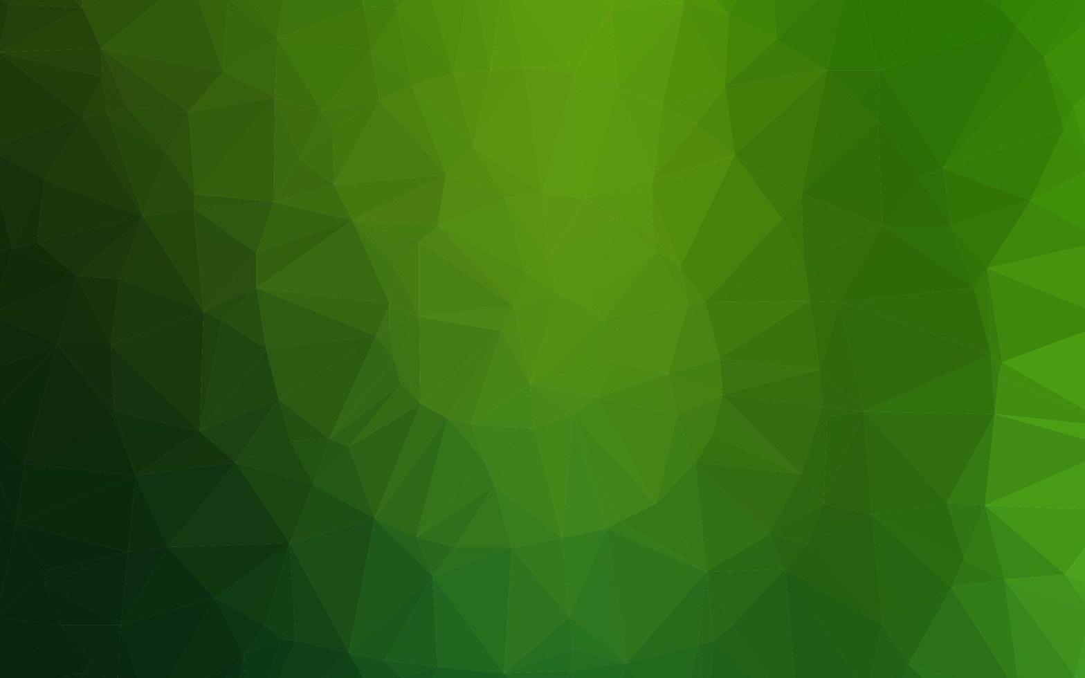 ljusgrön vektor lysande triangulär bakgrund.