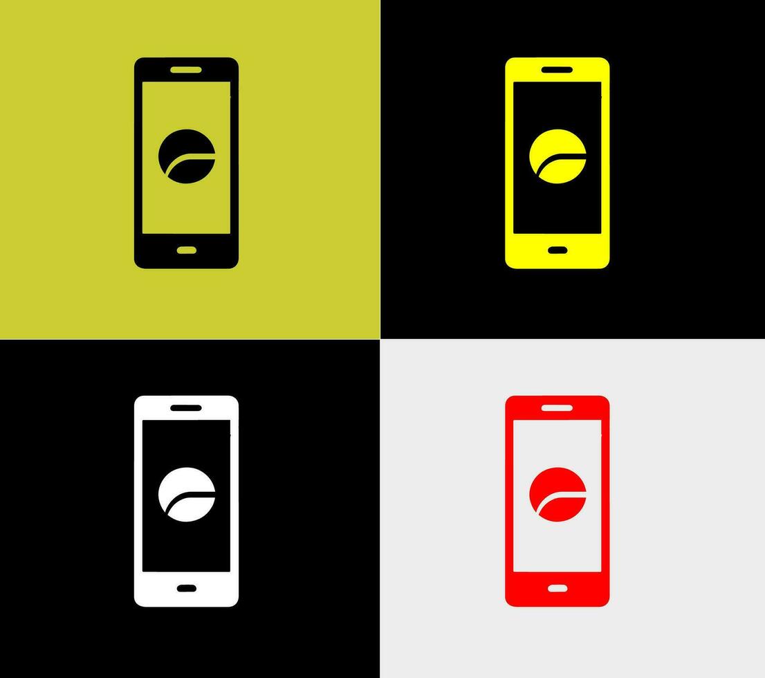 Telefon Unternehmen Logo, Elemente Farbe Variation abstrakt Symbol. modern Logo, Geschäft Vorlage. vektor