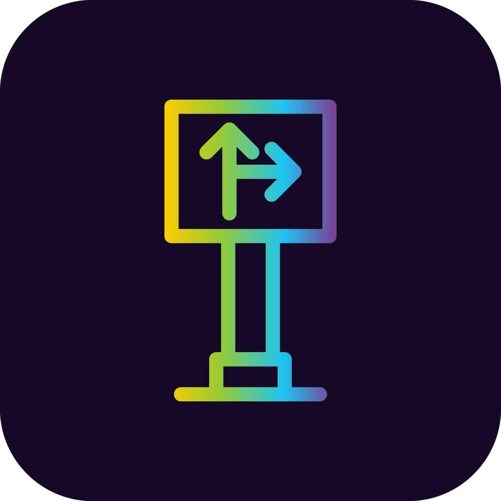 kreatives Icon-Design für Verkehrszeichen vektor