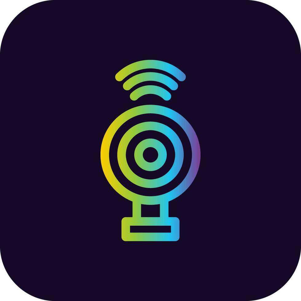 Webcam kreatives Icon-Design vektor