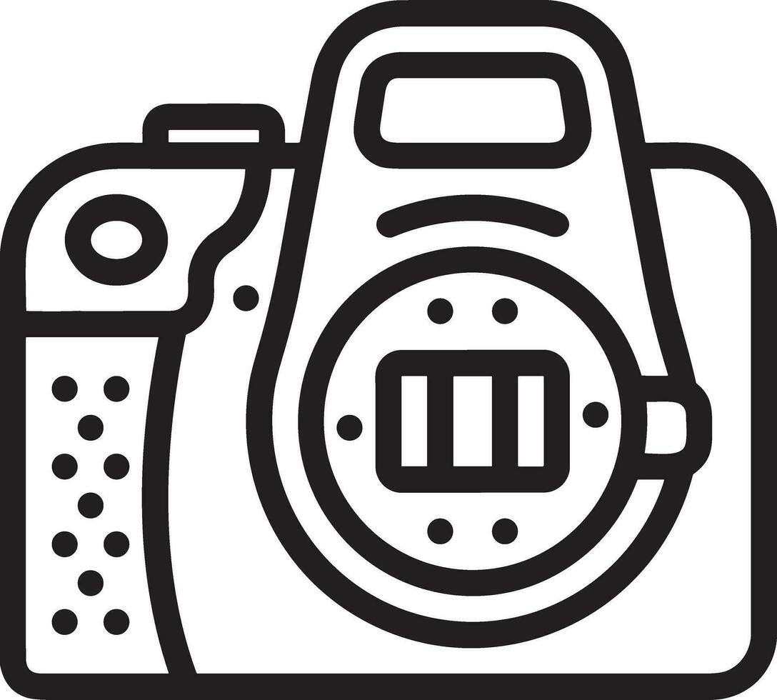 Kamera Fotografie Symbol Symbol Bild Vektor. Illustration von Multimedia fotografisch Linse Grapich Design Bilder vektor