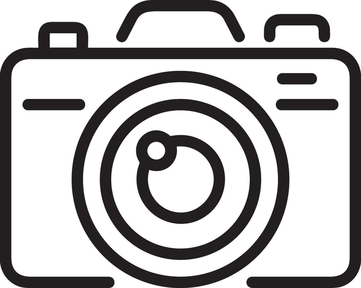 kamera fotografi ikon symbol bild vektor. illustration av multimedia fotografisk lins grapich design bilder vektor