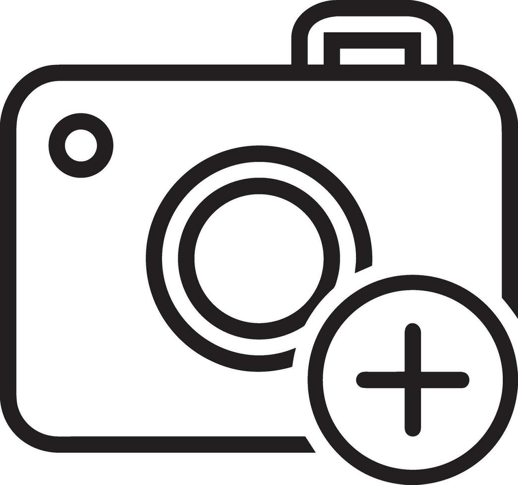 Kamera Fotografie Symbol Symbol Bild Vektor. Illustration von Multimedia fotografisch Linse Grapich Design Bilder vektor