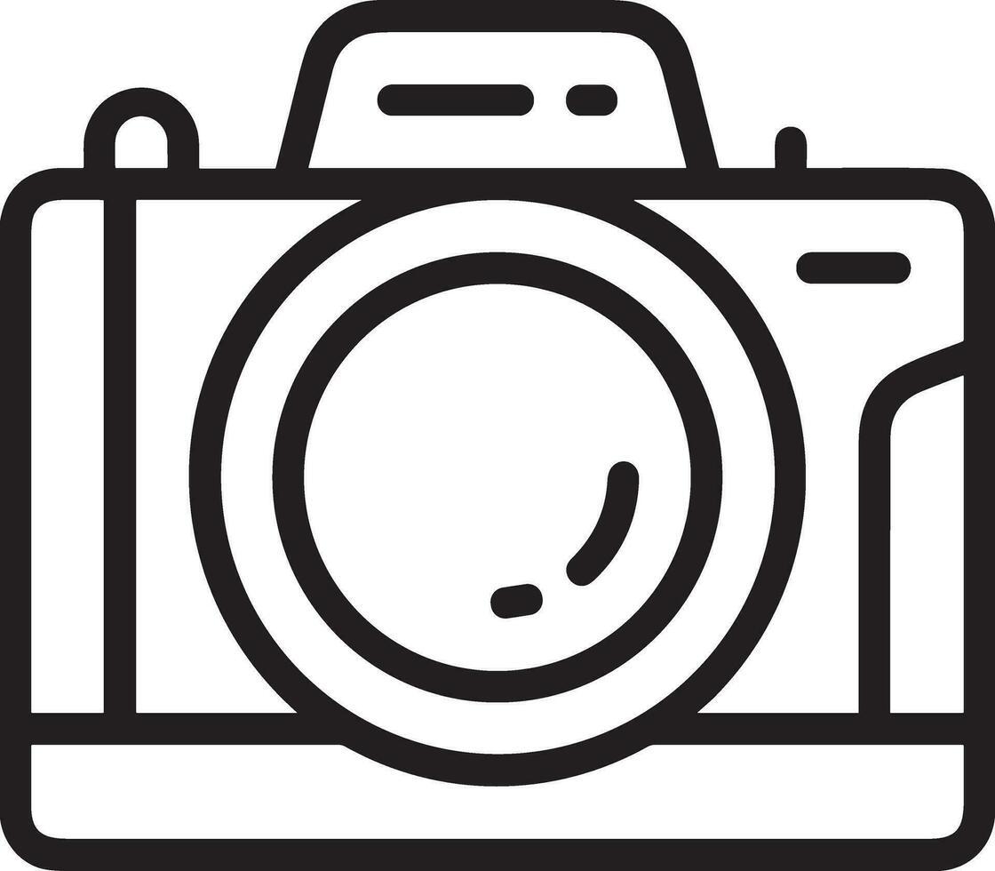 Kamera Fotografie Symbol Symbol Bild Vektor. Illustration von Multimedia fotografisch Linse Grapich Design Bilder vektor